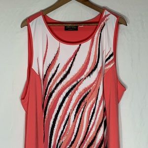 Bob Mackie Sleeveless Blouse PLUS 3X